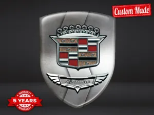 Cadillac Calcomanía Auto Autoadhesiva Insignias Cúpula Premium ST